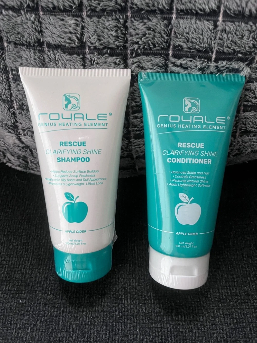 Rescue Clarifying Shine Shampoo & Conditioner Set - Apple Cider